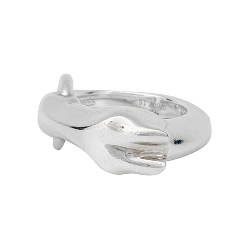 Bague 50 Bague Hermès, "Galop", argent. 58 Facettes 31617