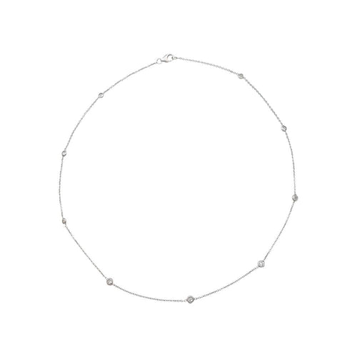 Collier Collier or blanc diamants. 58 Facettes 31319