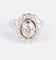 Bague Bague marguerite en or gris et diamant 58 Facettes 0