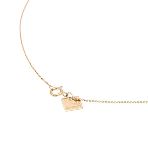 Collier Ginette NY Collier Donut On Chain Or rose 58 Facettes 2519192CN
