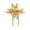 Broche Broche Cartier "Fleur" en or jaune et diamants. 58 Facettes 31448