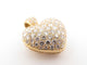Pendentif pendentif coeur en or jaune 18k & diamants 4 ct 15.2 grammes 58 Facettes 253445