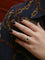 Bague Bague marguerite saphir ovale diamants 58 Facettes J25