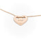 Collier Ginette NY Collier Mini Heart on Chain Or rose 58 Facettes 2203300CN