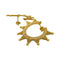 Boucles d'oreilles Boucles d'oreilles Zolotas, "Helios" en or jaune et diamants. 58 Facettes 31824