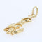 Pendentif Pendentif or jaune ancre de marine 58 Facettes CVP26