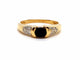 Bague 53 Bague Or jaune Saphir 58 Facettes 06508CD