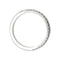 Bague 49 Alliance Tiffany & Co.,"Eternité demi-cercle", platine et diamants. 58 Facettes 31202