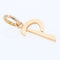 Pendentif Breloque en or Lettre P 58 Facettes 14-159