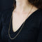 Collier Chaine en or jaune maille forçat limée 58 Facettes 19-538B