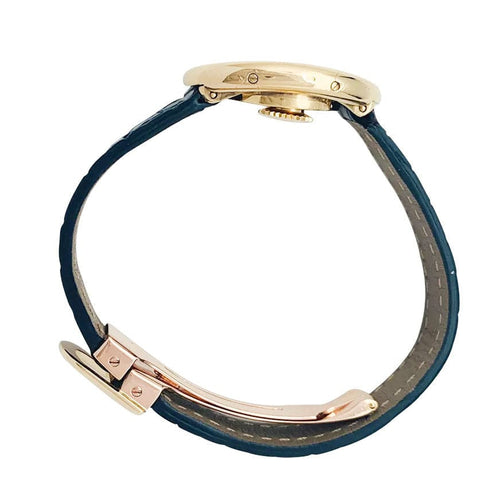 Montre Montre Cartier, "Baignoire" en or jaune, bracelet cuir. 58 Facettes 31362