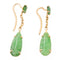 Boucles d'oreilles Boucles d'oreilles Or jaune Jade Jadéite 58 Facettes 2432032CN