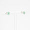 Boucles d'oreilles Puces d'oreilles émeraudes diamants 58 Facettes 21-513