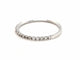 Bague 54 Bague Alliance Or blanc Diamant 58 Facettes 578786RV