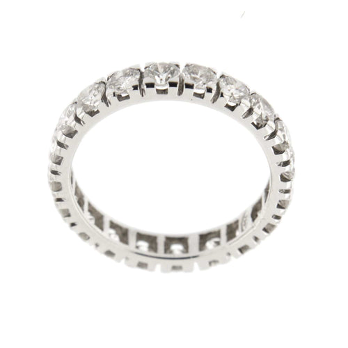 Bague 54 Alliance tour complet diamants 2,40 ct 58 Facettes 33088