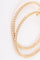 Boucles d'oreilles Créoles Or Jaune Pavées de Diamants 58 Facettes