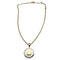 Collier Collier Bulgari, "Tondo", or jaune et acier. 58 Facettes 30972