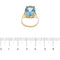 Bague 59 Bague topaze 58 Facettes 34202