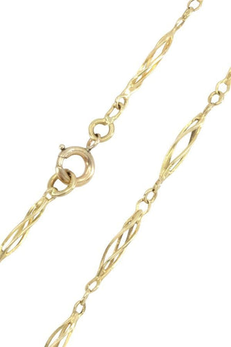 Collier CHAINE ANCIENNE MAILLE FANTAISIE 58 Facettes 050441