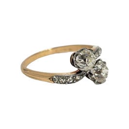 Bague 59 Bague Toi & Moi diamants 58 Facettes 1-1181/2