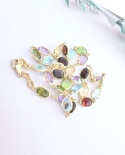 Collier Collier Ras du cou Pierres fines Or Jaune 58 Facettes AA 1535