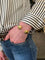 Bracelet Bracelet manchette en or jaune 58 Facettes 062351