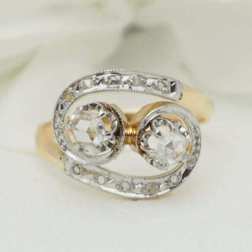 Bague 56 Bague Toi & Moi diamants 58 Facettes 27971