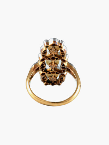 Bague Bague 3 perles 58 Facettes 1444