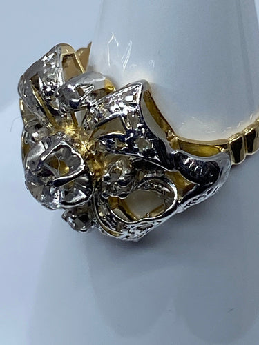 Bague Bague style Napoléon lll , Diamants 58 Facettes