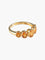 Bague 52 Bague Citrines miel 58 Facettes