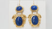 Boucles d'oreilles Boucles d'Oreilles Cabochon Lapis Lazuli 58 Facettes 29893