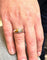 Bague Bague jonc anglais Or blanc Diamant 58 Facettes