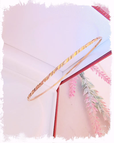 Bracelet Bracelet Jonc ciselé 5,46 gr Or Rose 58 Facettes AA 1492