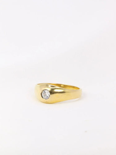 Bague Bague jonc anglais diamant 0,15ct 58 Facettes J8