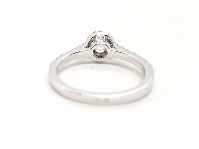 Bague 53 Bague Solitaire Or blanc Diamant 58 Facettes 578819RV
