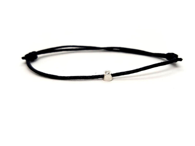 Bracelet Bracelet Cordon Or blanc Diamant 58 Facettes 578850RV