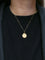 Pendentif AUGIS - Médaille L'originale en or Plus qu'hier, moins que demain 58 Facettes J234