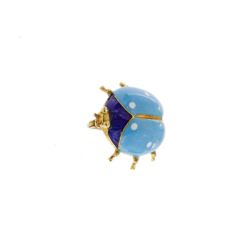 Broche Broche coccinelle émaillée 58 Facettes 28597