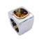 Bague 49 Bague vintage or blanc, or jaune et citrine. 58 Facettes 32494