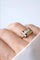 Bague Bague Tank or rose, platine et diamants 58 Facettes