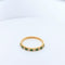 Bague Alliance en or jaune diamants et émeraudes 58 Facettes 25036