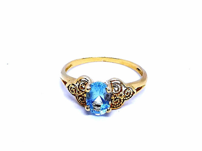 Bague 55 Bague Or jaune Topaze 58 Facettes 894405CD
