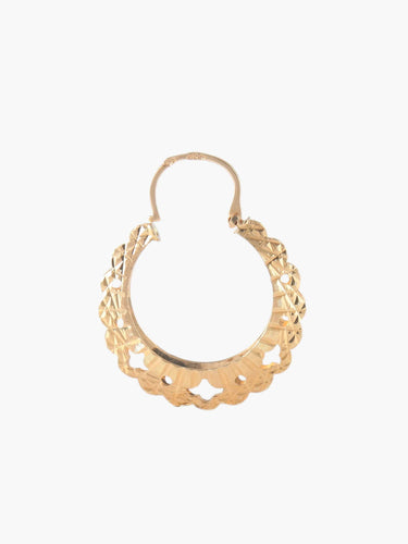 Boucles d'oreilles CREOLES OR CISELE 58 Facettes BO/220030 STA