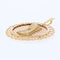 Pendentif Médaille ajourée Vierge or rose 58 Facettes 14-260