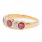 Bague 63 Bague Or jaune rubis 58 Facettes 2296958CN