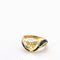 Bague Bague en or jaune diamants et saphirs 58 Facettes 5629