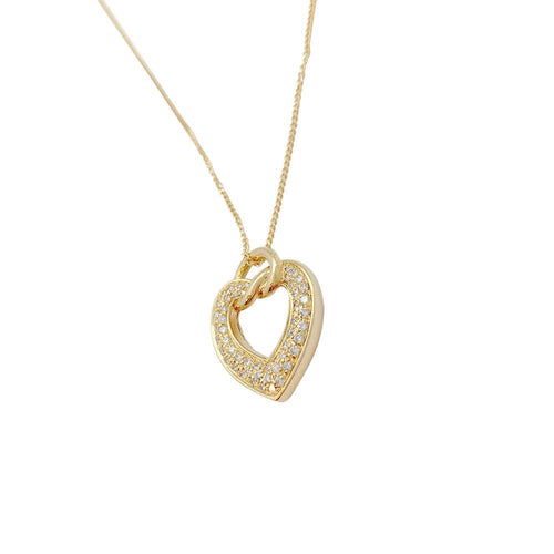 Pendentif Pendentif Boucheron, "Coeur", or jaune, diamants. 58 Facettes 31434