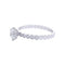 Bague 56 Bague Chaumet, Solitaire Bee my Love, or blanc, diamants. 58 Facettes 32452