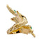 Bague 50 Bague Chaumet or jaune, émeraudes. 58 Facettes 32920