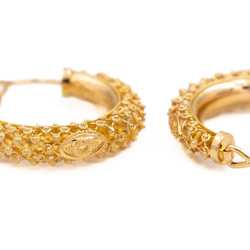 Boucles d'oreilles Boucles d'oreilles Créoles Or jaune 58 Facettes 1763519CN